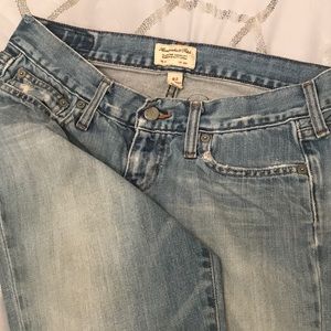 cut off, Capri  jeans, low waste, super cute sz 4S